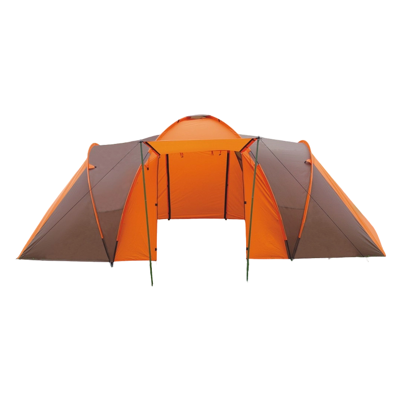 4 personers campingtelt med to-værelses og en-stue